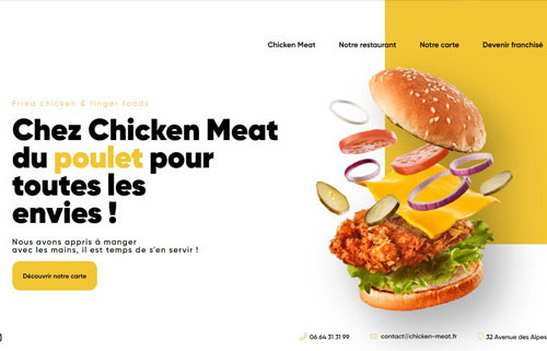 Chicken Meat - Création de site web sur mesure