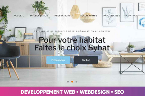 Sybat création site web sur mesure