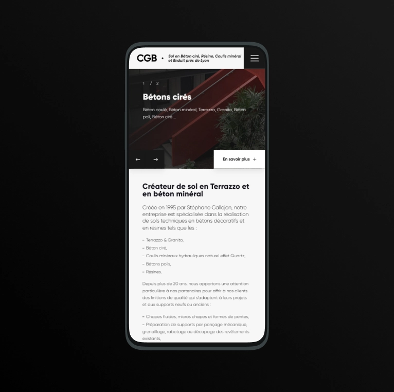 Création de site web professionnel