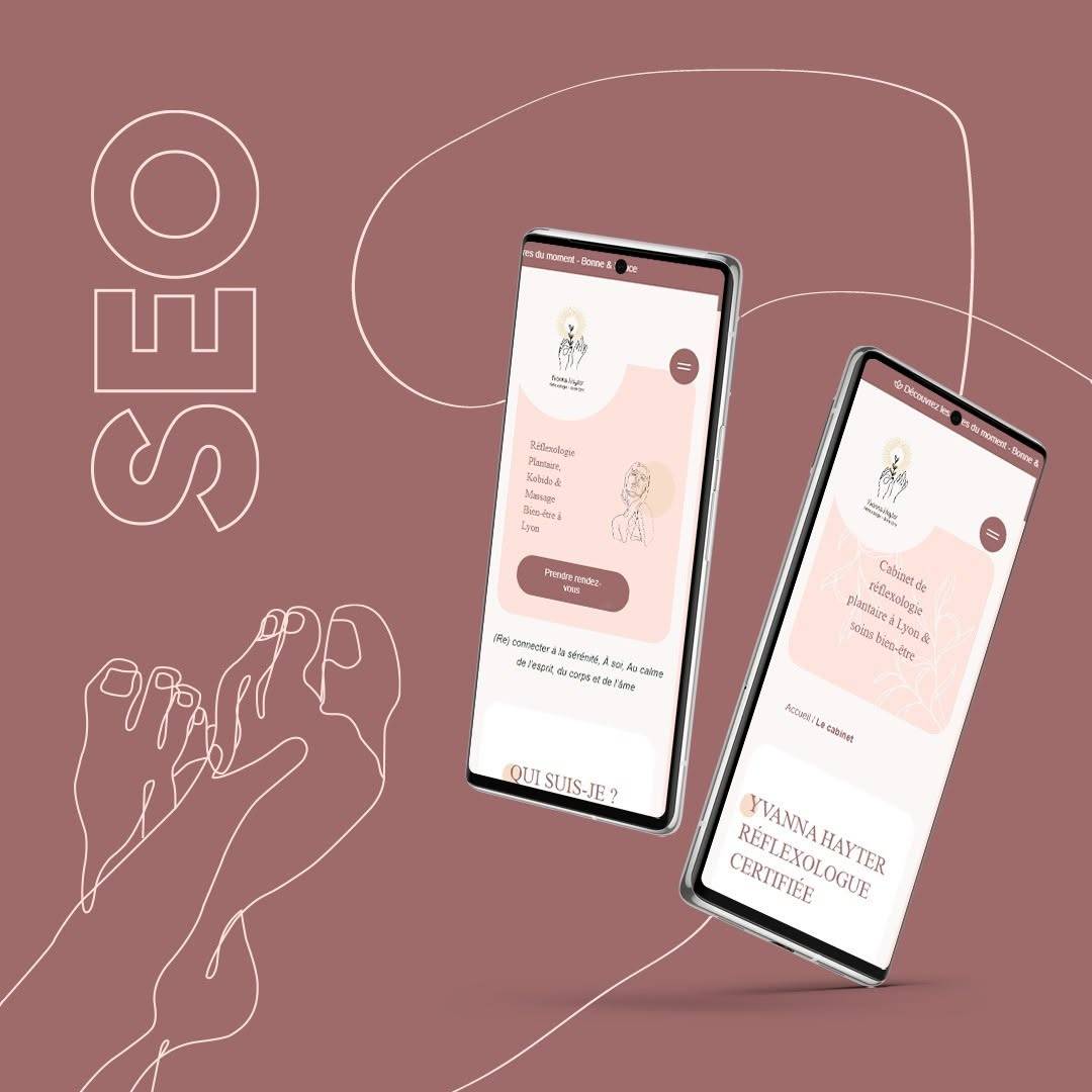 Création d'un site bien être par une agence web