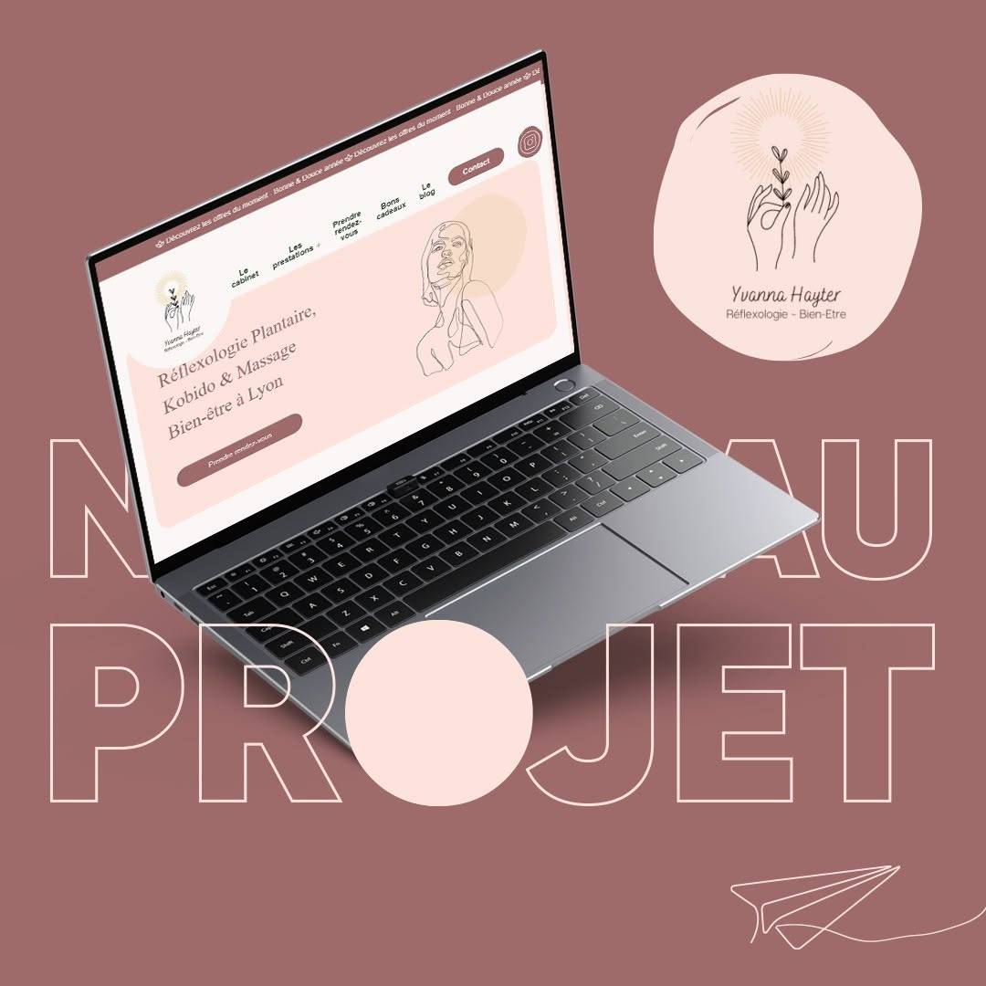 Création d'un site bien être par une agence web